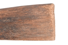 Big Carved Wooden Shovel & Dough Bowl