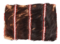 Indian Beaded Hide Clutch Purse
