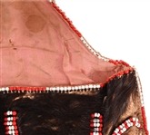 Indian Beaded Hide Clutch Purse
