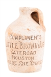 Houston Texas Small Advertising Little Brown Jug