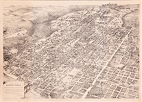 Vintage Austin Texas City Map