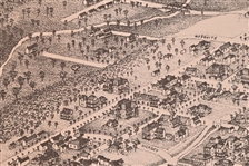 Vintage Austin Texas City Map