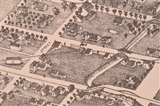 Vintage Austin Texas City Map