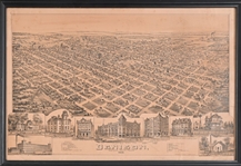 1891 Denison, Texas City Map