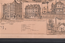1891 Denison, Texas City Map