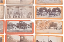 (21) Stereograph Cards New Braunfels Texas Views