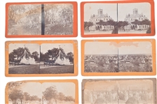 (21) Stereograph Cards New Braunfels Texas Views