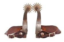 Kelly Bros Marked 4-Heart Pattern Spurs