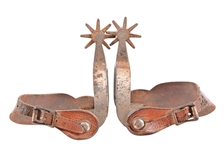 Kelly Bros Marked Sutton Special Pattern Spurs