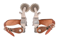 Crockett Renalde Silver Mounted Parade Spurs