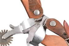 Crockett Renalde Silver Mounted Parade Spurs