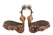 AB Buermann Hercules Bronze Indian Pattern Spurs