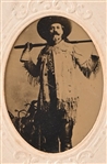 Rare Buffalo Bill Original Tin Type Photograph