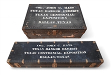 Texas Ranger Jack Hays Centennial Exposition Cases