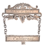 John Coffee Hays' California Masonic Lodge Medal