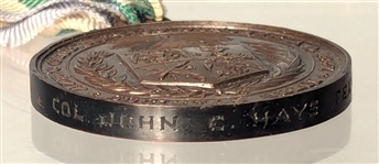 Texas Ranger Col. John C. Hays Tiffany Aztec Medal