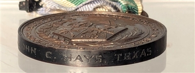 Texas Ranger Col. John C. Hays Tiffany Aztec Medal