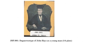 Early Photograph of Texas Ranger John Coffee Hays
