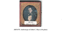 John Coffee Hays Cased Daguerreotype