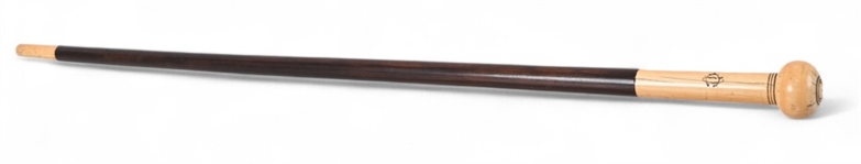 Ivory Head Cane From The Santa Anna Collection