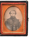 Mexican War General Joe Lane, Cased Daguerreotype