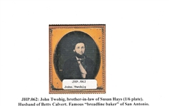 John Twohig San Antonio Texas Daguerreotype