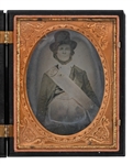 General Q.P. Haven, Masonic Ambrotype c.1858