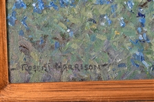 Robert Harrison Bluebonnet Landscape Oil Painting