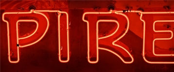 Empire Grill Neon Indian Advertising Sign