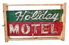Holiday Motel Neon Advertising Sign