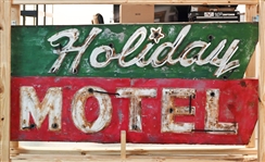 Holiday Motel Neon Advertising Sign