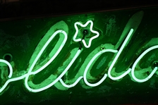 Holiday Motel Neon Advertising Sign
