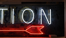 Atlanta Union Station Neon Sign 14Ft Original