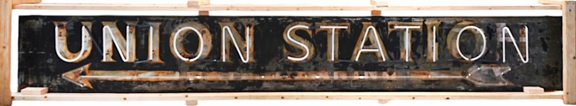 Atlanta Union Station Neon Sign 14Ft Original