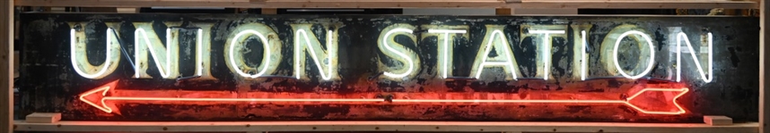 Atlanta Union Station Neon Sign 14Ft Original