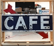 Cafe Neon Arrow Advertising Sign c.1950's