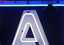 Cafe Neon Arrow Advertising Sign c.1950's
