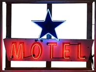 Star Motel Neon Advertising Sign