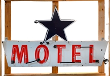 Star Motel Neon Advertising Sign