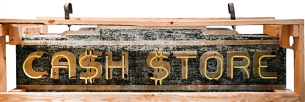 Cash Store Double-Sided Neon Sign