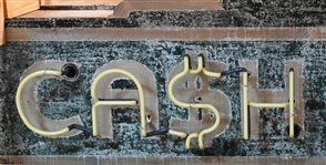 Cash Store Double-Sided Neon Sign