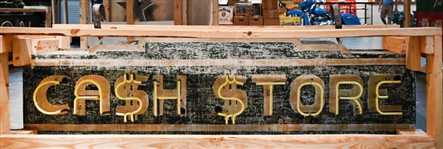 Cash Store Double-Sided Neon Sign