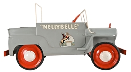 Roy Rogers Nellybelle Jeep Museum Pedal Car