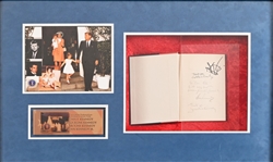 President John F. Kennedy Family Signed Book