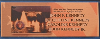 President John F. Kennedy Family Signed Book