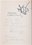 President John F. Kennedy Family Signed Book