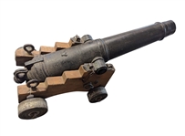 Antique British Naval Ship Cannon Copy