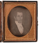 General Sidney Sherman Cased Daguerreotype Photo