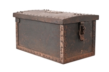 Mexican Republic Army Iron Strong Box