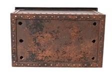 Mexican Republic Army Iron Strong Box